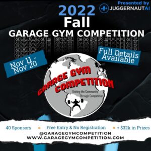 Fall 2022 Garage Gym Competition Cover