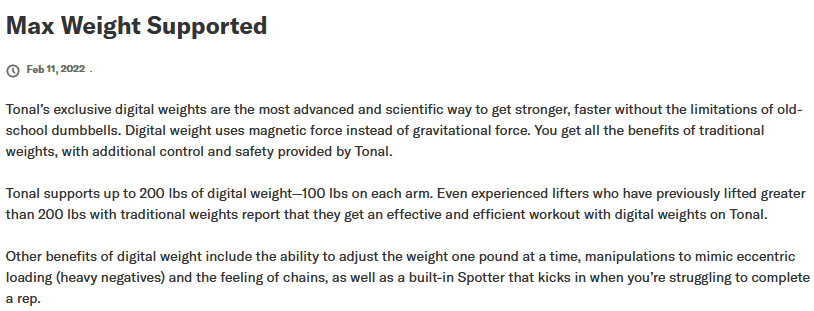 5 Items To Buy Instead of a Tonal 4 Tonal Max Weight